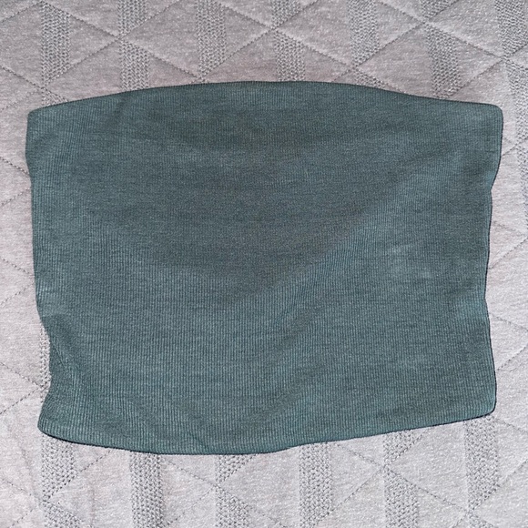 Illa Illa Forrest Green Tube Top - Picture 1 of 1